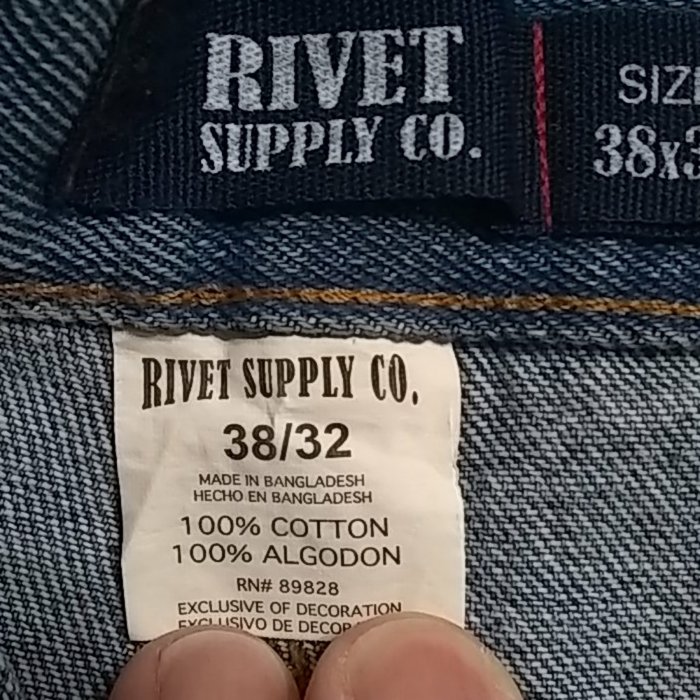 Rivet Supply Co.Work Wear 38x32 Relaxed Fit - Picture 13 of 15